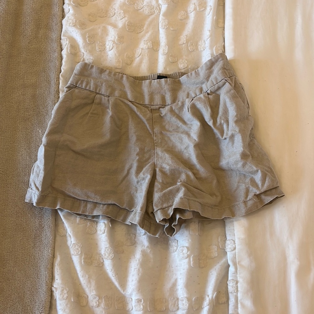 Gap kids khaki sparkle shorts.